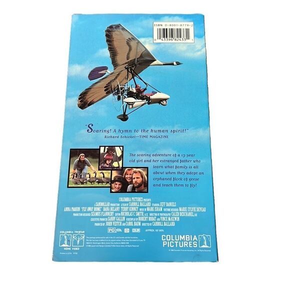 Fly Away Home VHS Home Video Movie Jeff Daniels Anna Paquin Family Drama - Picture 3 of 8